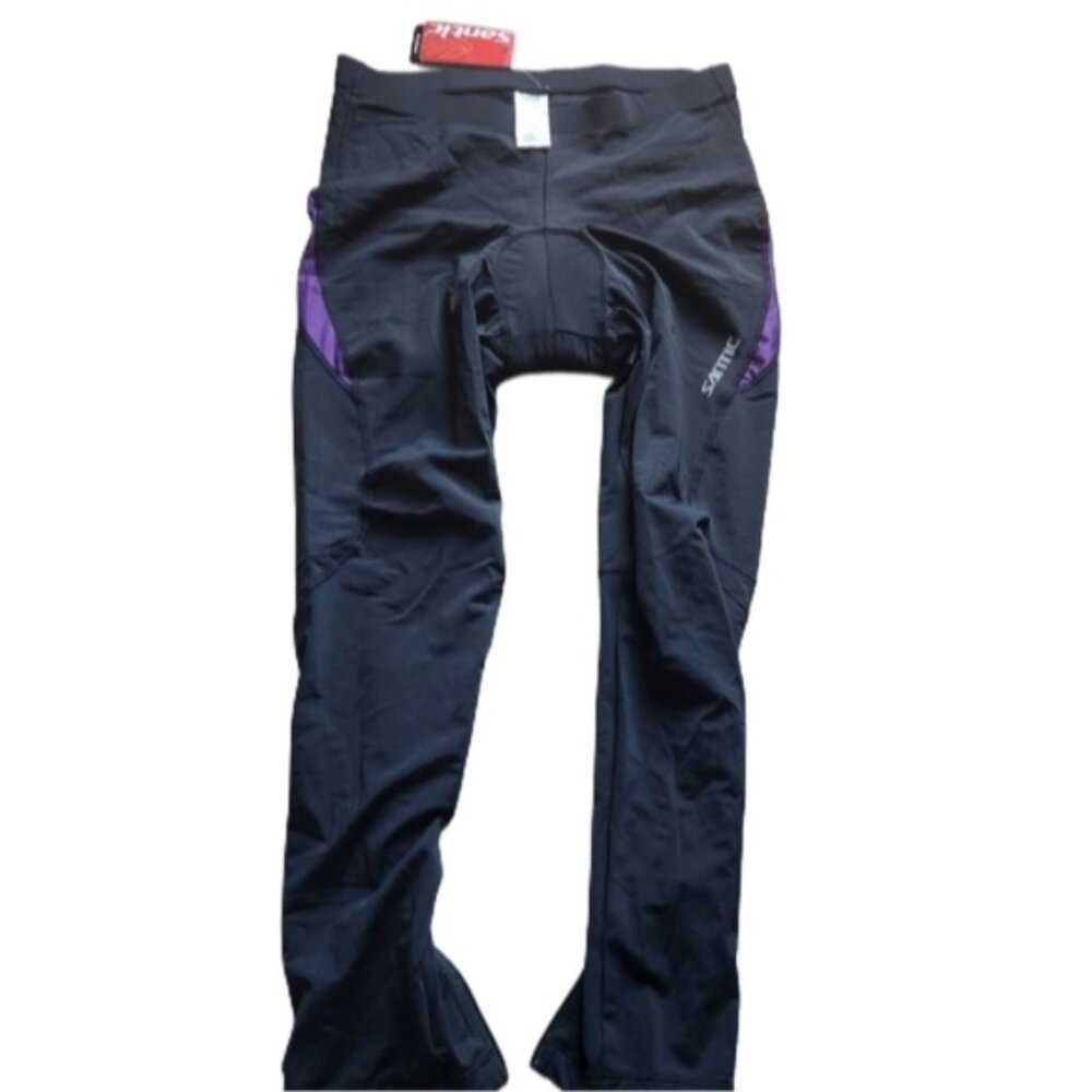 Santic 2XL nwt‎ Women's Cycling Pants - Black and Purple